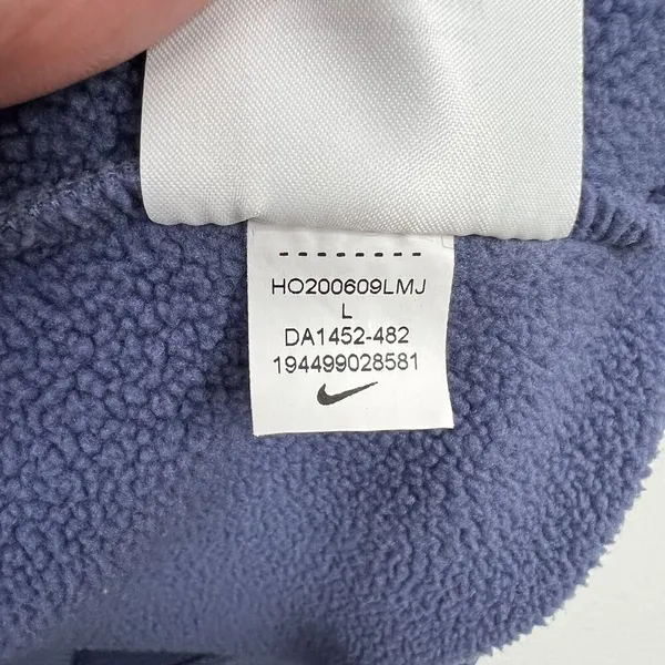 Nike Size L Sweatshirt Hoodie Sportswear Therma Oversized Pull‎ Over DA1452-482 - Image 8