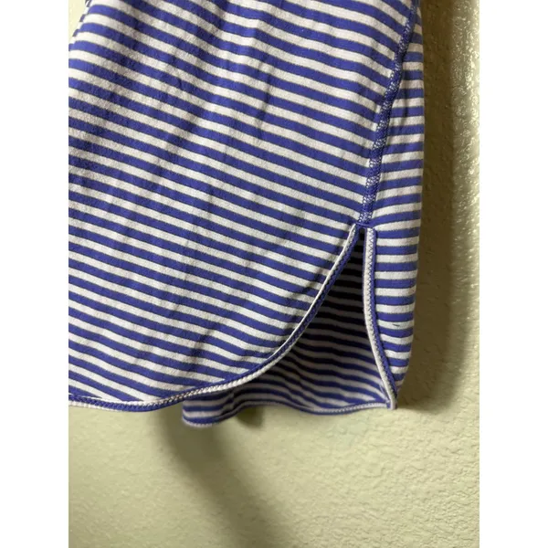 lululemon What The Sport Singlet Striped‎ Tank Top Purple Blue Size S - Image 8