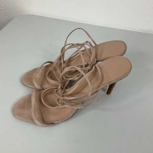 Raye Ankle Wrap Nude Heels Size 9‎ - Image 3