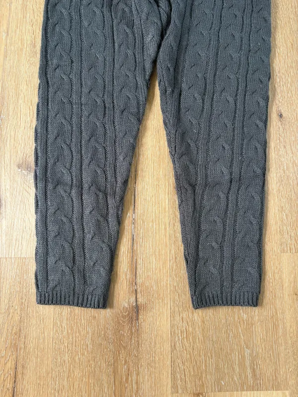 FashioNova Grey Cable Knit Matching Sweater Set - Image 7