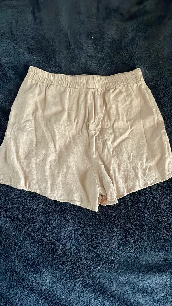 Amazon Set Summer Two-Piece Matching Women’s Linen Beige XS - Image 5