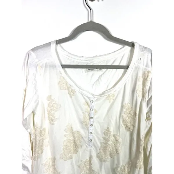 Abercrombie & Fitch lace embroidered‎ top - Image 2