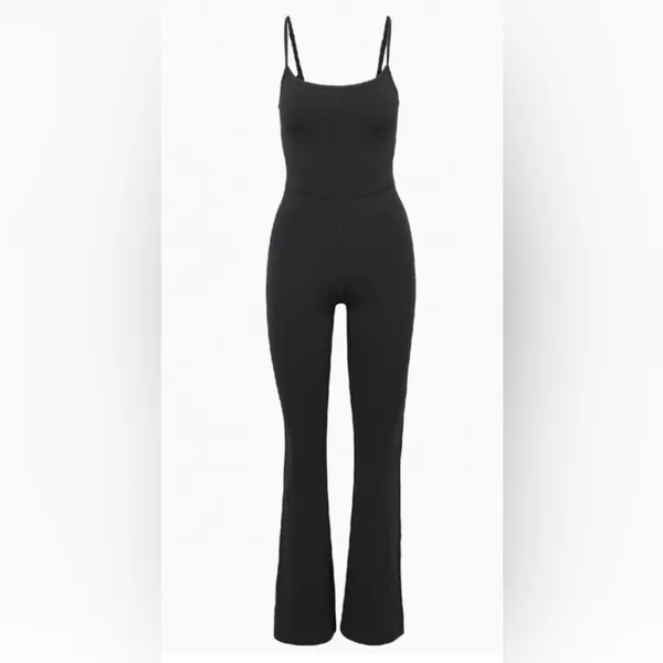 Wilfred Free Aritzia Divinity Jumpsuit Kick Flare Athletic Sz M 869 - Image 10