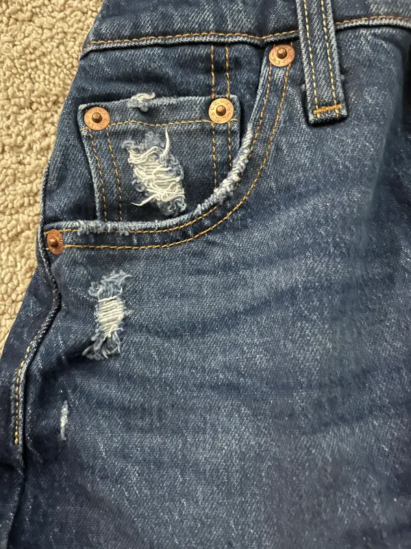 Levi's 501 Denim Shorts - Image 4