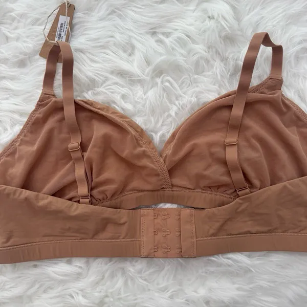 Skims Fits Everybody Crossover Bralette Ochre Size 3X - Image 6