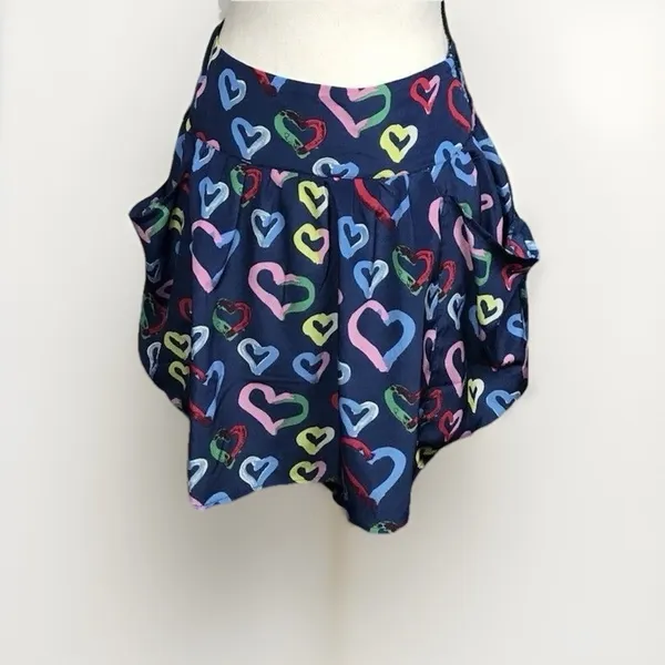 NEW Urban Outfitters mini skirt heart Rainbow Colorful size 2 - Image 8
