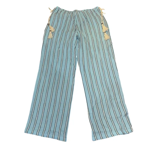 No Boundaries Cotton gauze side tie beach pants - Image 5
