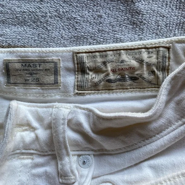 All Saints White Women's Jeans - Image 3