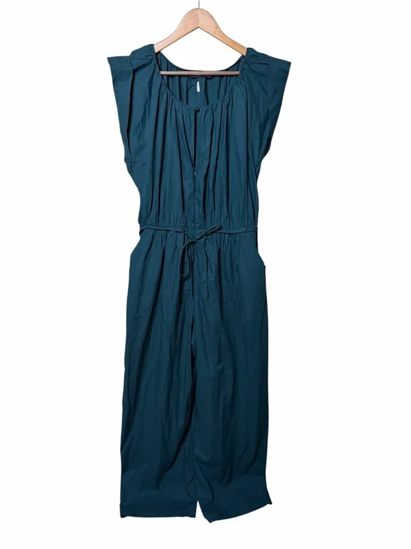 Rachel Comey Valencia Jumpsuit Size Large Teal Green - Image 3