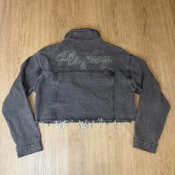 Pacsun Women's Grey and Black Jacket - Image 2