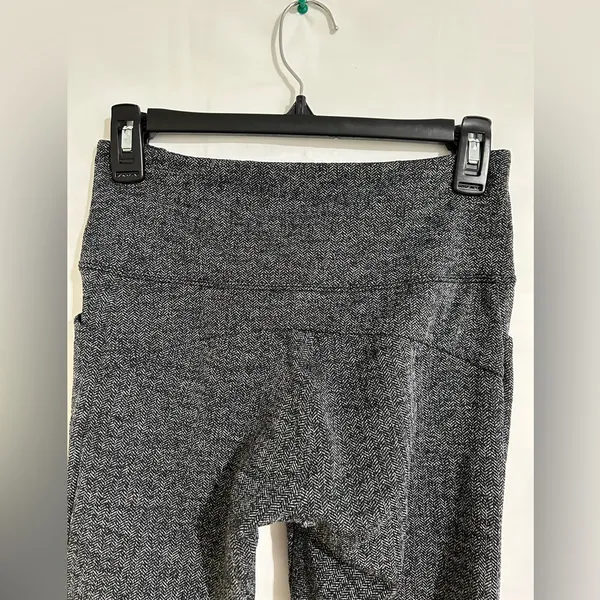 Athleta Womens Heavy Dark Gray Pants Front Pockets Ankle‎ Slits Size Extra Small - Image 6
