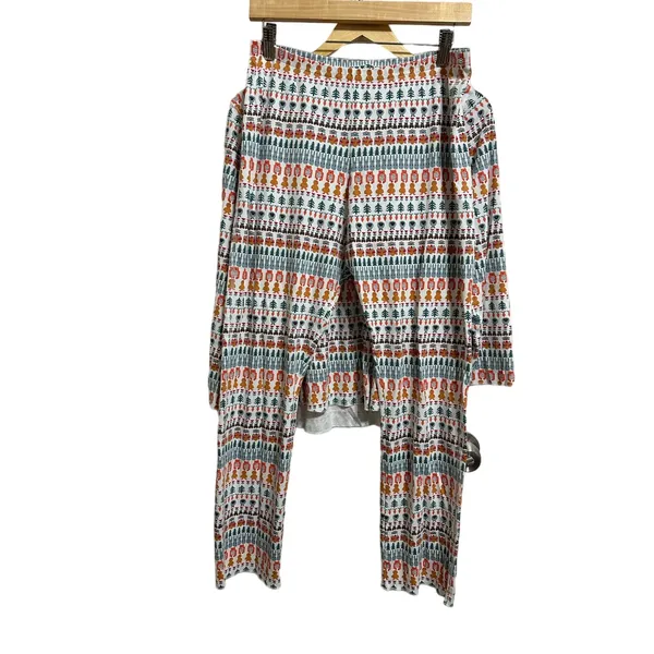 ROLLER RABBIT Bands Weave Pajamas‎ thanksgiving set size Large - Image 6