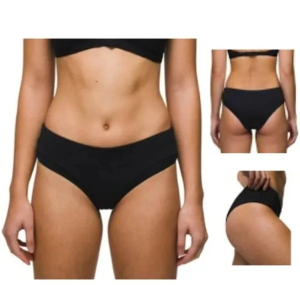 Prana NWT‎ Upswell Bikini Bottom | Black | Size Small Beach Booty Magic - Image 2