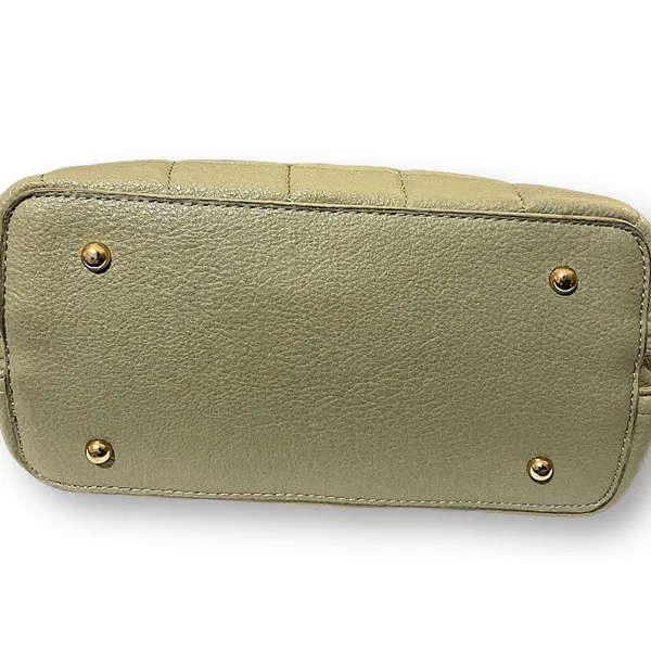 Bowler Style Bag•Bag•Shoulder Bag•Purse•Tote•Olive Green•Vintage Boutique Style - Image 10