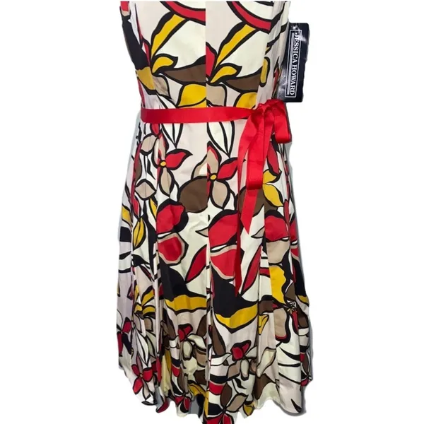 Jessica Howard floral print sleeveless dress NWT - Image 3
