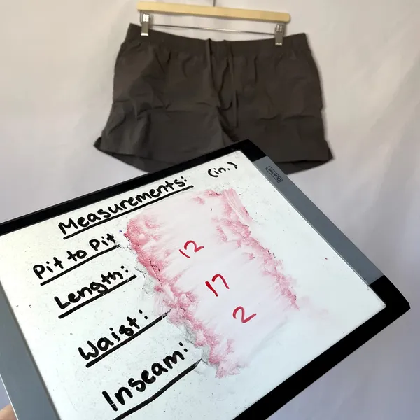 Columbia gray‎ elastic waist hiking shorts women's size XL nylon pants pockets - Image 3