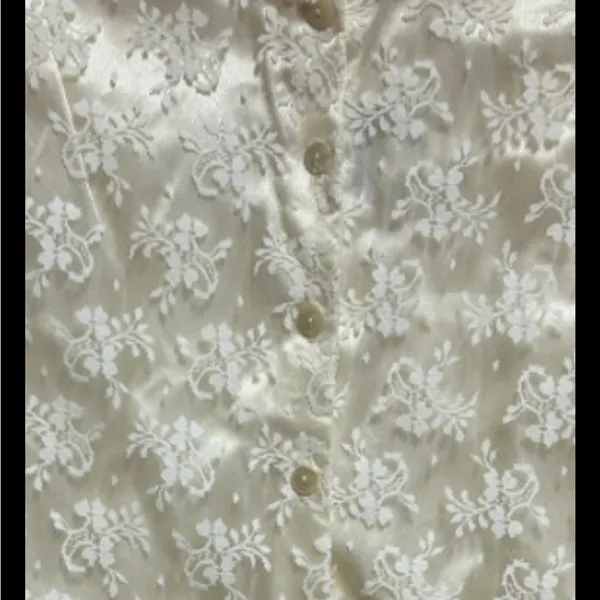 Vintagew Scott McClintock blouse Size 10 Lace High Neck Victorian Boho Bridgeton - Image 6