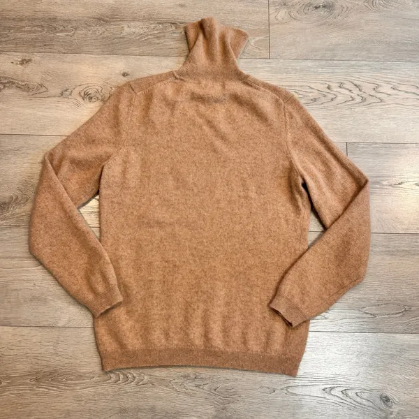 Cashmere Charter Club Luxury Sweater Womens Large L Brown Long Sleeve Knit Top‎ - Image 2