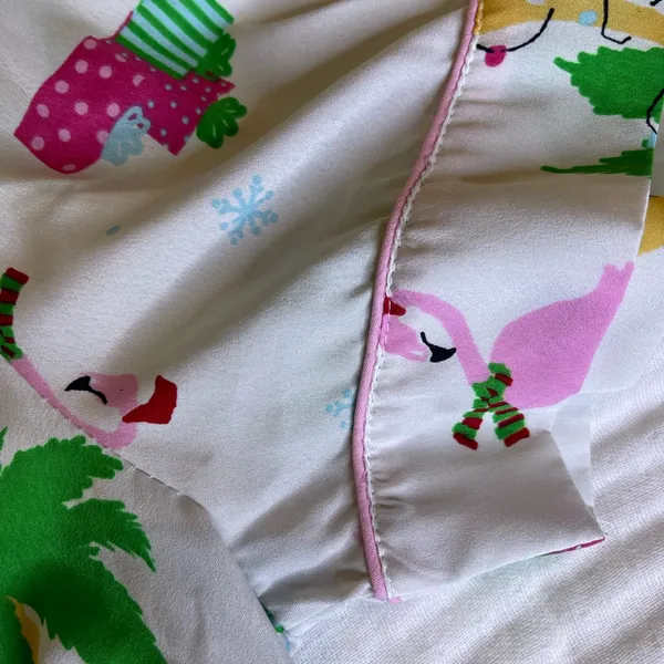 Cynthia Rowley Flamingo Holiday Pajama Top | Women’s M | TammysCollectedCloset - Image 5