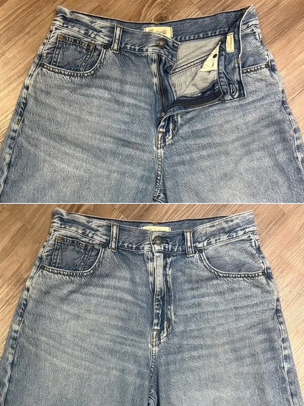 Madewell Superwide-Leg Jeans 29 Billings Wash Airy Denim $148 - Image 3