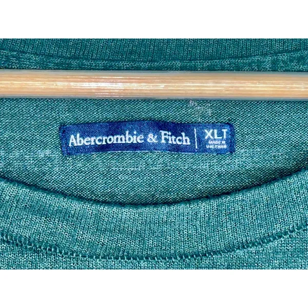 Abercrombie & Fitch Emerald Green Pocket Long Sleeve Sweater Midi Dress Size XL - Image 4