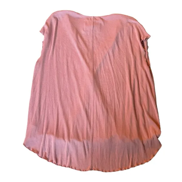 Anthropologie Saturday Sunday Ribbed Faux Wrap Flutter Top Size Medium‎ - Image 5