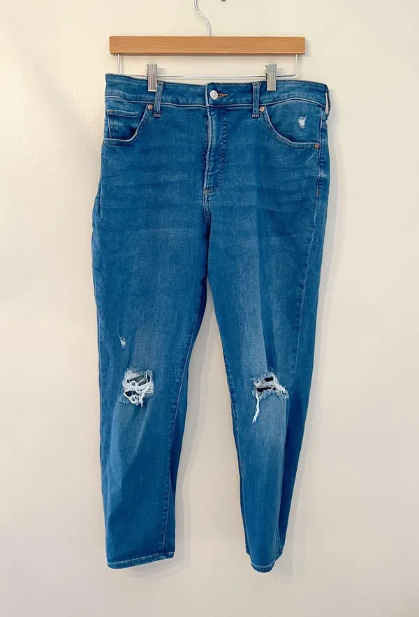 Express Curvy High Rise Skinny Jeans - Image 3