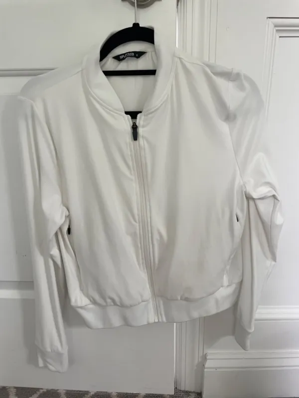 Splits59 AIRWEIGHT BOMBER JACKET IN WHITE SIZE S! - Image 4