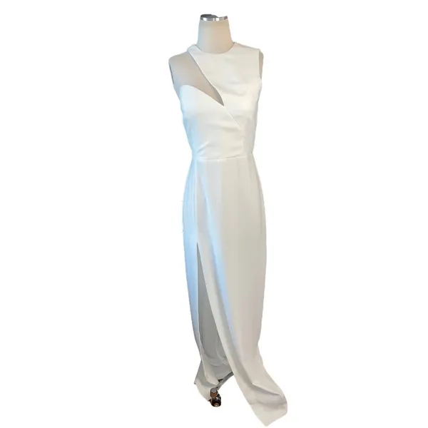 Amanda Uprichard X REVOLVE Gilda Gown in Ivory XSmall New Womens Maxi dress - Image 4