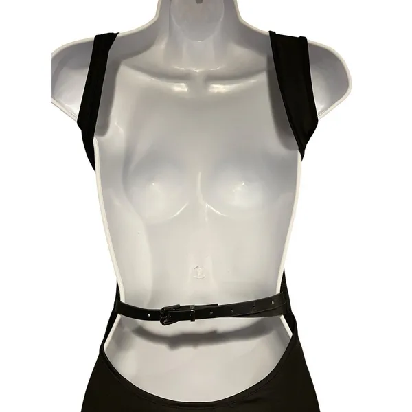 Superdown Trista Black Maxi Dress- Open Back Size Xxs - Image 9