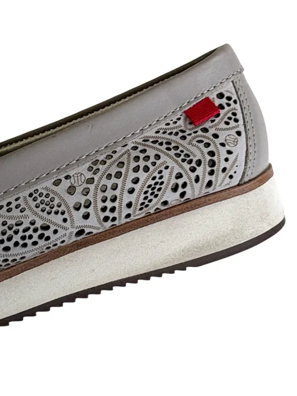 EUC Marc Joseph Leather Chambers Street Loafers Grey Size 6.5 - Image 5
