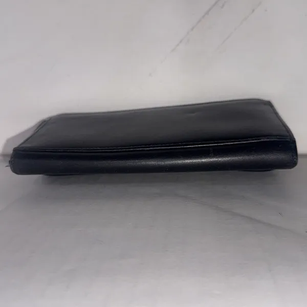 VTG Y2K Chunky Chain Brighton Black Equestrian Coastal Cowgirl Leather Wallet‎ - Image 5
