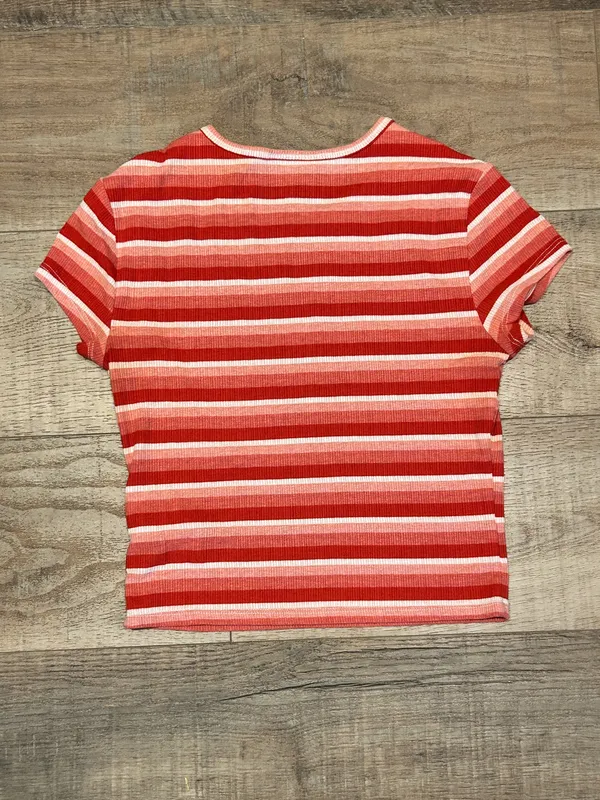 Reformation Striped Baby Tee - Image 2