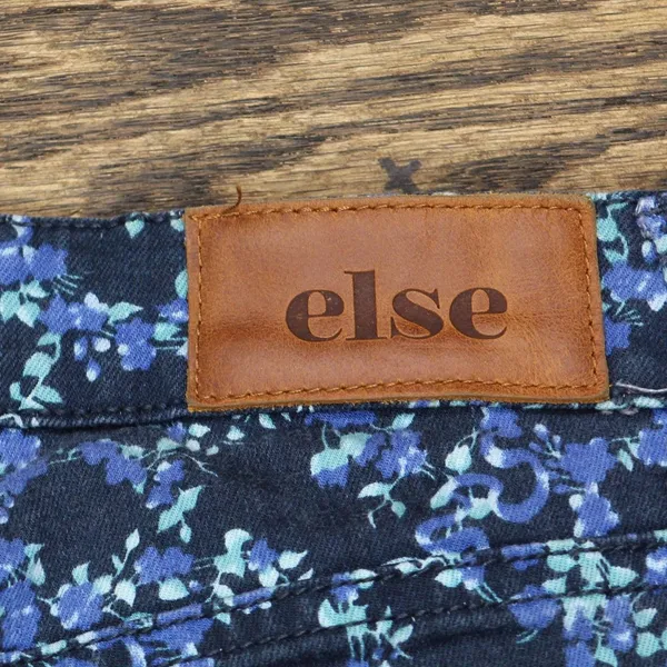 Else Womens Stretch Skinny Leg Jeans 1672359e17a697 Blue Floral 26 - Image 3
