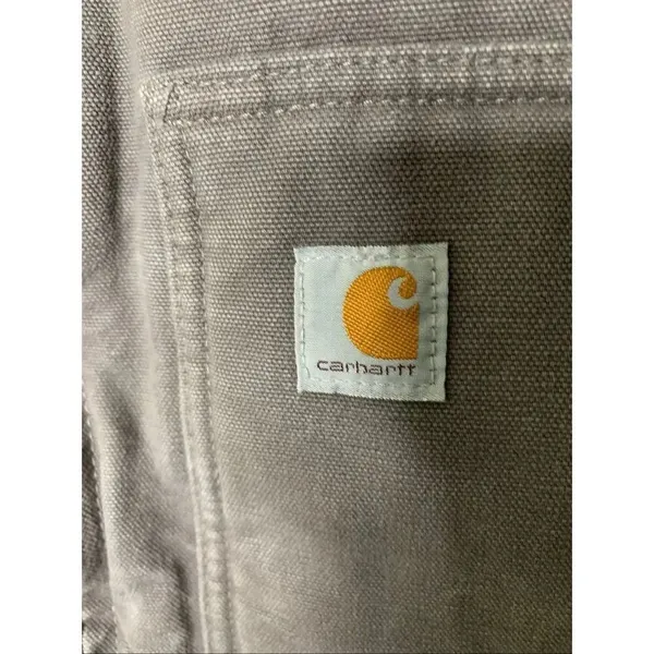 Carhartt sherpa vest mauve gray women's size medium - Image 3