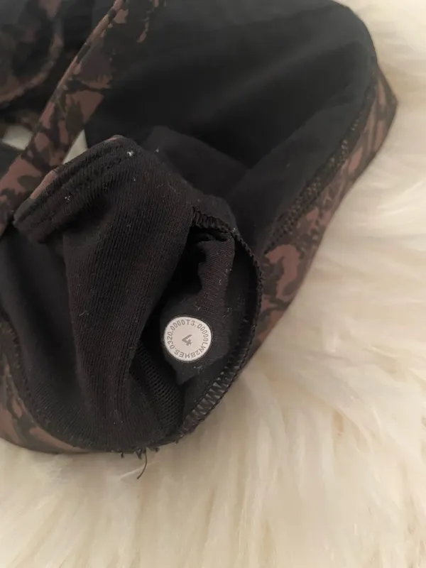 Lululemon Energy Bra Medium Support B–D Cup Wild Thing Camo Brown - Image 9