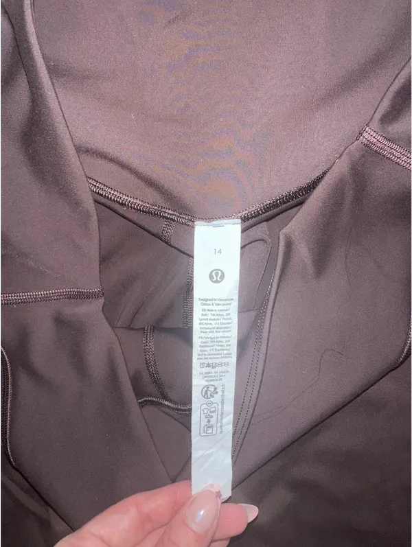 Lululemon Wunder Under Espresso Smooth Cover High-Rise 25" 4 - Image 2