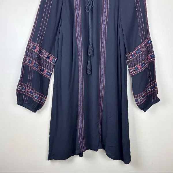Miss Me Embroidered Tunic Dress Size L – Embroidered Tunic Style Dress - Image 3