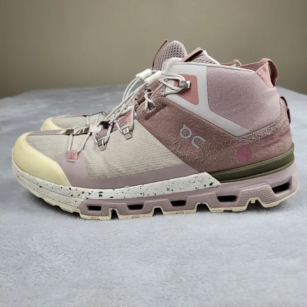 ON Cloud Cloudtrax Hiking Boots Shoes Rose Ivory Women’s Size 9.5 - Image 3
