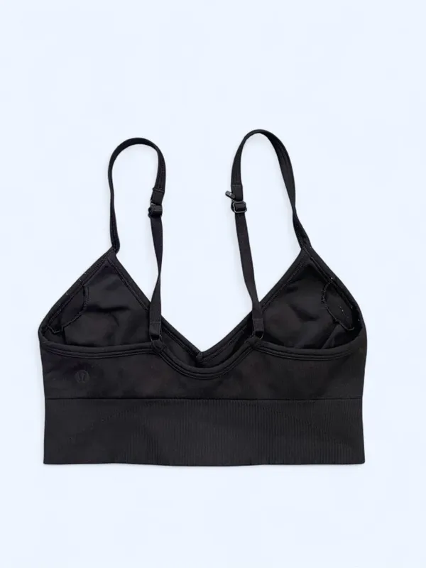 Lululemon Ebb to street sport bra black yoga activewear Pilates gym training 4 - Image 5