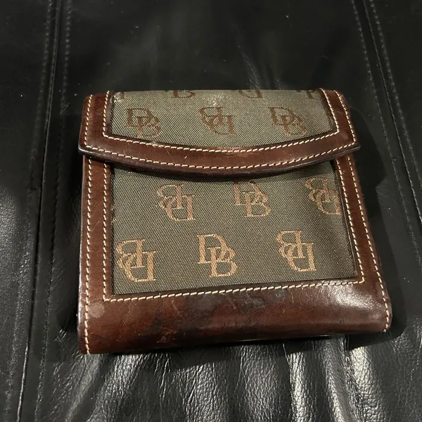 Dooney & Bourke Brown and Gray Wallet - Image 4