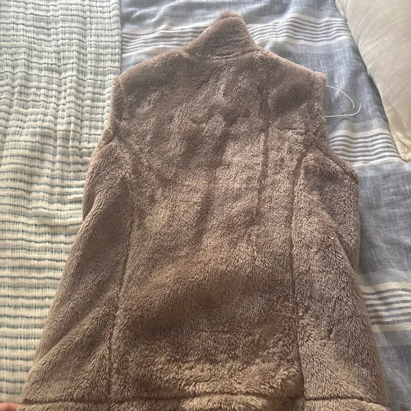 Free Country brown fleece vest - Image 3