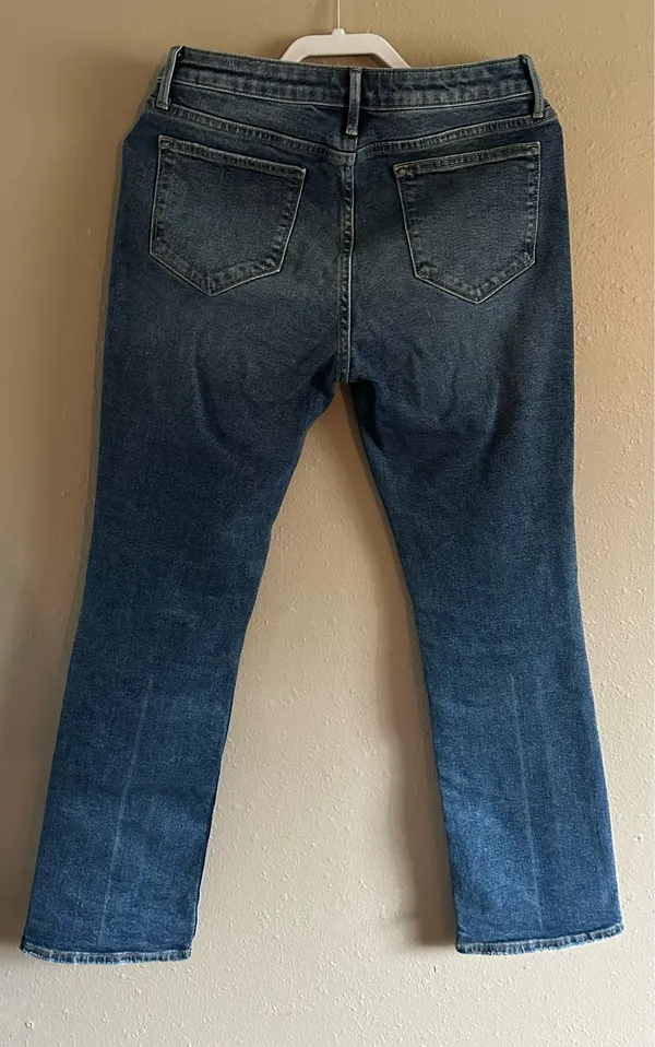 Driftwood Kelly Mid-Rise Cropped Bootcut Jeans - Medium Wash Size 29x31 - Image 4