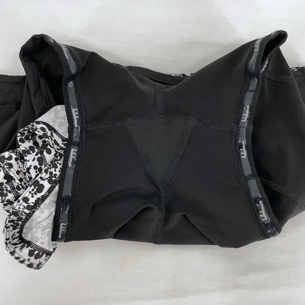 Lululemon Pace Rival Skirt Black White Print Tennis Fit Pickleball Skort Size 4 - Image 11