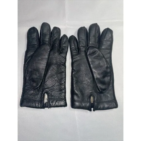 Vintage Thinsulate WPL8931 Women Large Winter‎ Weather Driving Gloves Black - Image 2