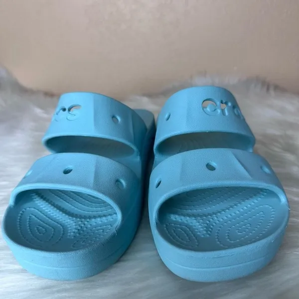 Crocs Baya Platform Slide Iconic Comfort Sandals Comfort Pure Water Size 9 - Image 3