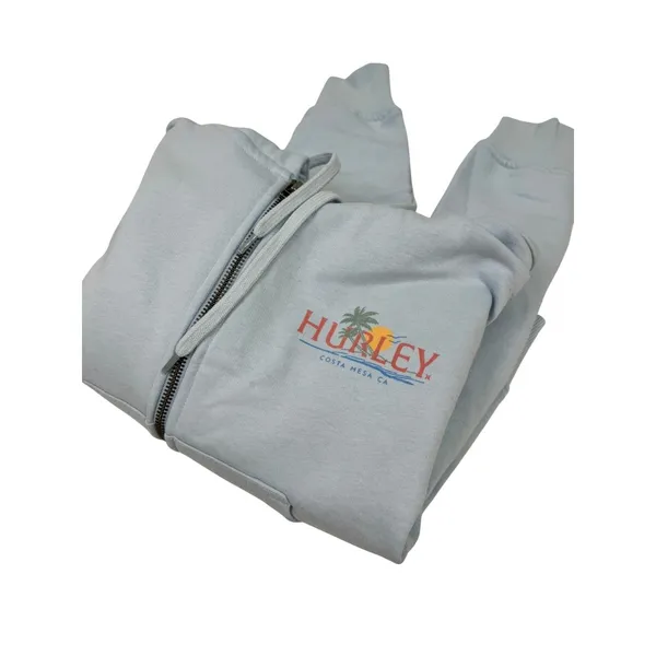 NWT‎ Hurley Womens Full Zip Hoodie Skyway Blue Costa Mesa CA Fleece XS - Image 6