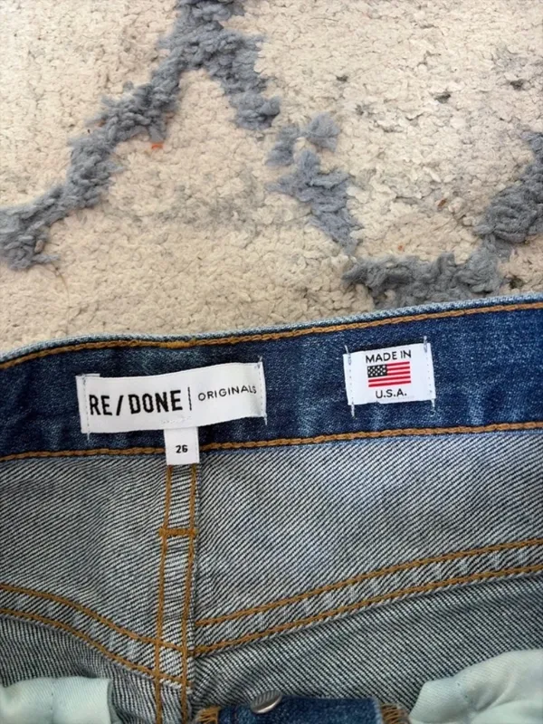 Women’s re/done originals blue jeans (size 26) - Image 4