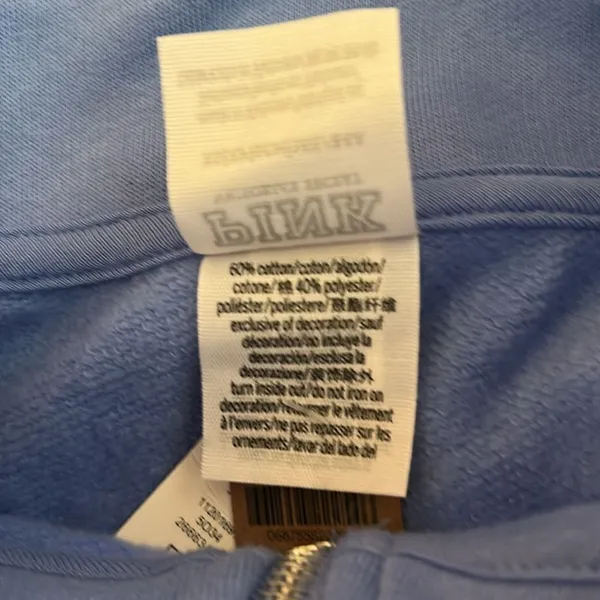 Victoria’s Secret PINK lightweight jacket, Blue, Size XS, NWT - Image 8