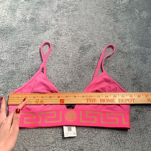 Versace medusa Women's Pink Bralette 4 - Image 9